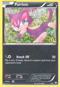 Purrloin #9 · McDonald's Collection 2012 Pokémon card