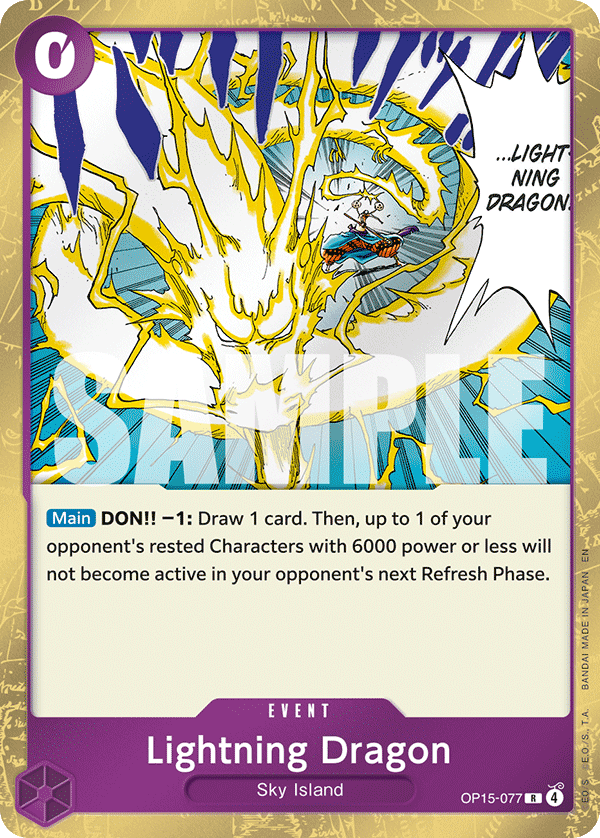 Lightning Dragon full card art