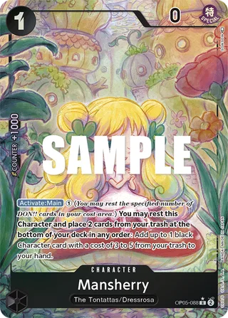 Mansherry (Judge Pack Vol. 4) #OP05-088-judge-pack-vol-4 · One Piece Promotion Cards One Piece card