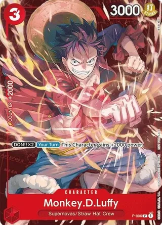 Monkey.D.Luffy (Retail Promo) #P-006-retail-promo · One Piece Promotion Cards One Piece card