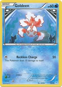 Goldeen #13 · XY trainer Kit (Suicune) Pokémon card