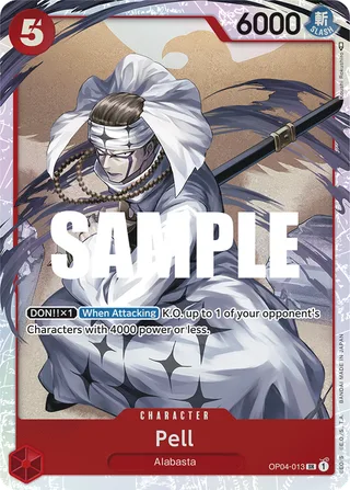 Pell #OP04-013 · Kingdoms of Intrigue One Piece card