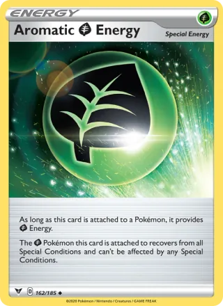 Aromatic Grass Energy #162 · Vivid Voltage Pokémon card