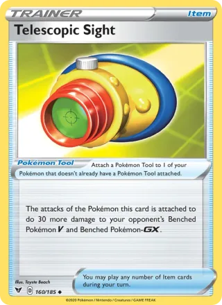 Telescopic Sight #160 · Vivid Voltage Pokémon card
