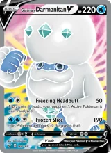 Galarian Darmanitan V · Vivid Voltage Pokémon card
