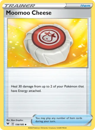 Moomoo Cheese #156 · Vivid Voltage Pokémon card