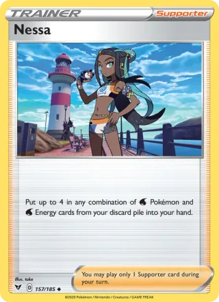 Nessa #157 · Vivid Voltage Pokémon card