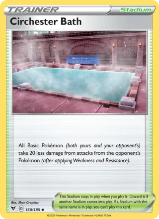 Circhester Bath #150 · Vivid Voltage Pokémon card