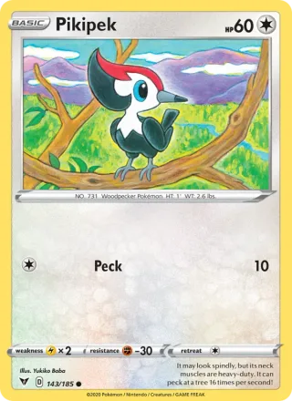 Pikipek #143 · Vivid Voltage Pokémon card