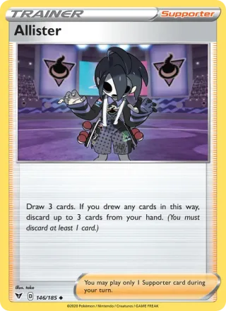 Allister #146 · Vivid Voltage Pokémon card