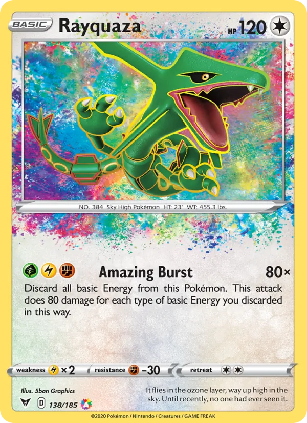 Rayquaza full card art