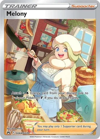 Melony #GG64 · Crown Zenith Galarian Gallery Pokémon card
