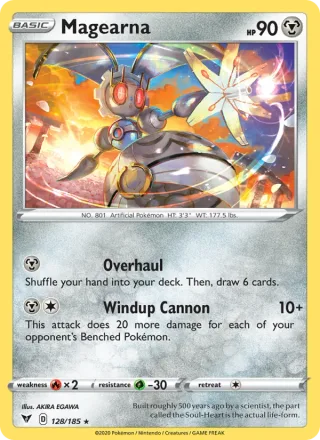 Magearna #128 · Vivid Voltage Pokémon card