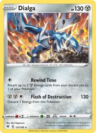Dialga #121 · Vivid Voltage Pokémon card