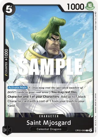 Saint Mjosgard #OP05-089 · Awakening of the New Era: 1st Anniversary Tournament Cards One Piece card