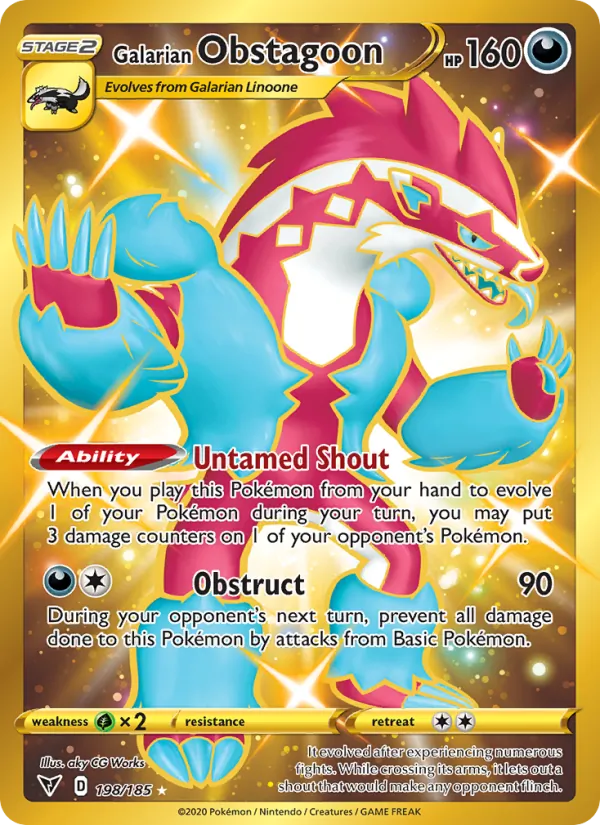Galarian Obstagoon full card art