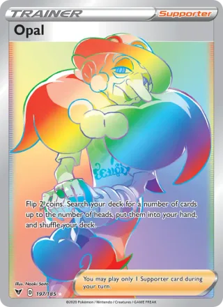 Opal #197 · Vivid Voltage Pokémon card