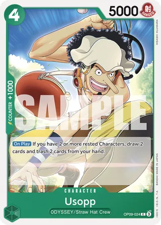 Usopp #OP09-024 · Emperors in the New World One Piece card