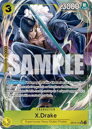 X.Drake (Alternate Art) #OP10-114-alternate-art · Premium Booster -The Best- Vol. 2 One Piece card