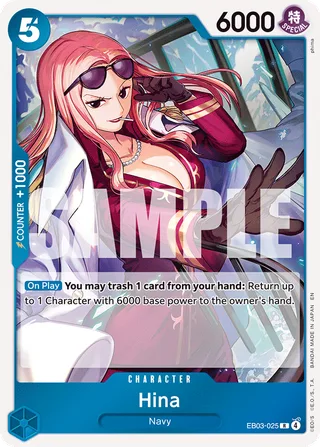 Hina #EB03-025 · Extra Booster: One Piece Heroines Edition One Piece card