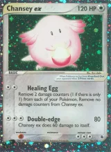 Chansey ex · Ruby & Sapphire Pokémon card