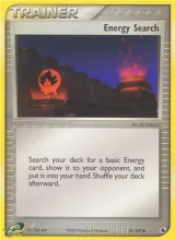 Energy Search · Ruby & Sapphire Pokémon card
