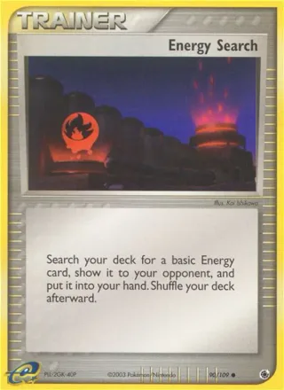Energy Search #90 · Ruby & Sapphire Pokémon card