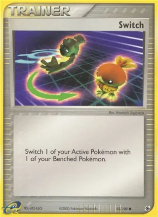 Switch #92 · Ruby & Sapphire Pokémon card