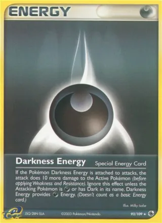 Darkness Energy #93 · Ruby & Sapphire Pokémon card