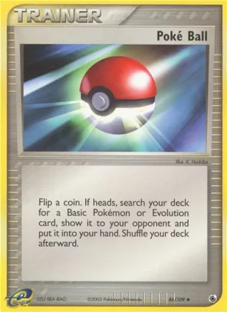 Poké Ball #86 · Ruby & Sapphire Pokémon card