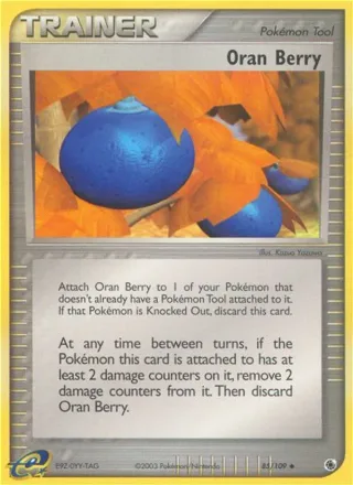 Oran Berry #85 · Ruby & Sapphire Pokémon card