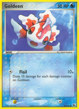 Goldeen #55 · Ruby & Sapphire Pokémon card