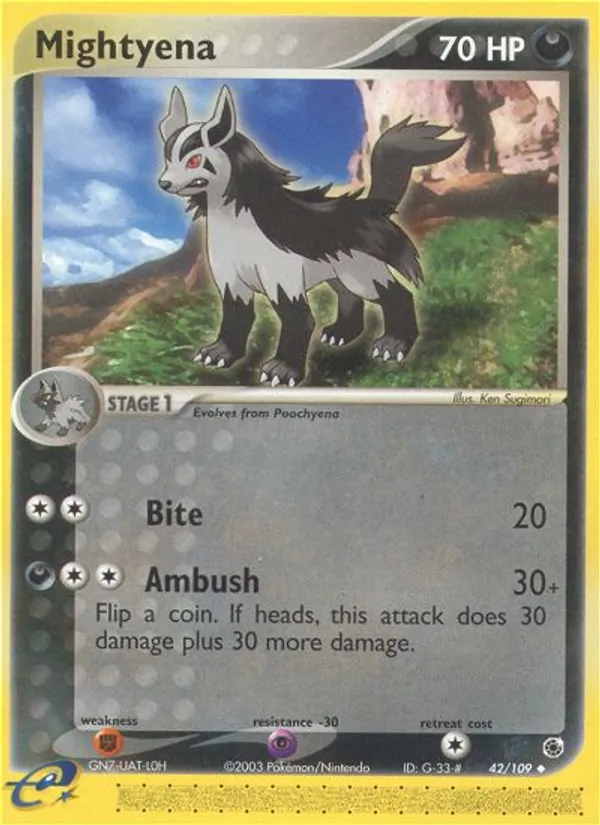 Mightyena full card art