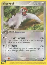 Vigoroth · Ruby & Sapphire Pokémon card