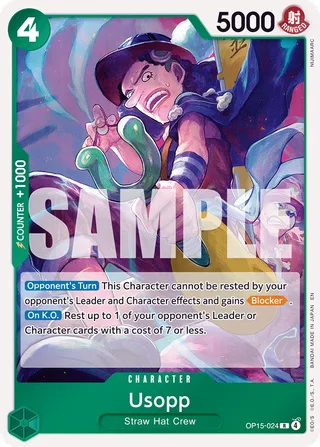 Usopp #OP15-024 · Adventure on Kami's Island One Piece card