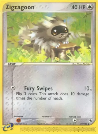 Zigzagoon #79 · Ruby & Sapphire Pokémon card