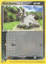 Poochyena · Ruby & Sapphire Pokémon card