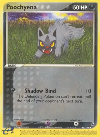 Poochyena #65 · Ruby & Sapphire Pokémon card