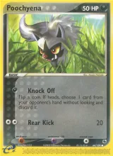 Poochyena · Ruby & Sapphire Pokémon card