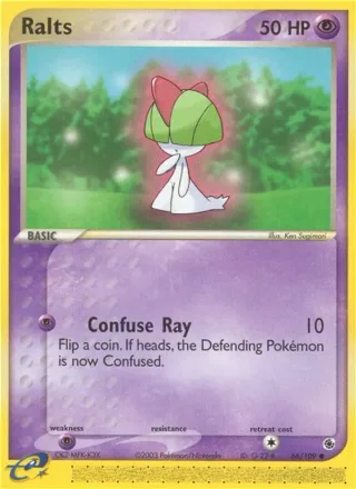 Ralts #66 · Ruby & Sapphire Pokémon card