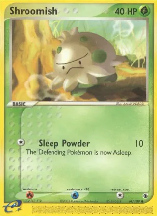 Shroomish #69 · Ruby & Sapphire Pokémon card