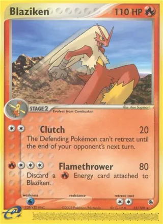 Blaziken #15 · Ruby & Sapphire Pokémon card