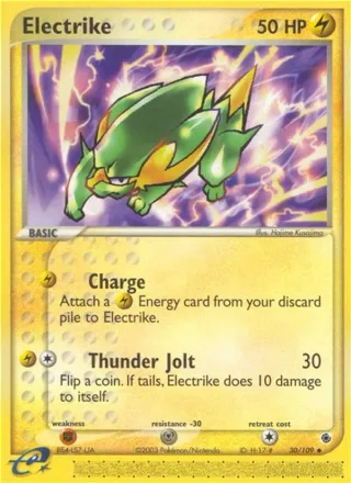 Electrike #30 · Ruby & Sapphire Pokémon card