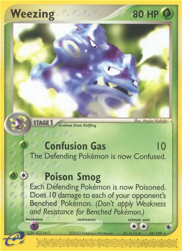 Weezing full card art
