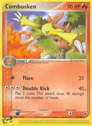 Combusken #27 · Ruby & Sapphire Pokémon card