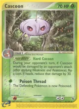 Cascoon · Ruby & Sapphire Pokémon card