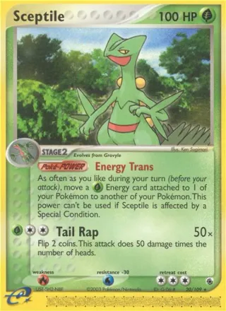 Sceptile #20 · Ruby & Sapphire Pokémon card