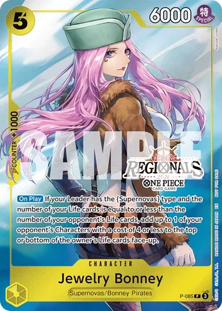 Jewelry Bonney #P-085 · ST-36: Starter Deck 36 YELLOW Eustass"Captain"Kid One Piece card