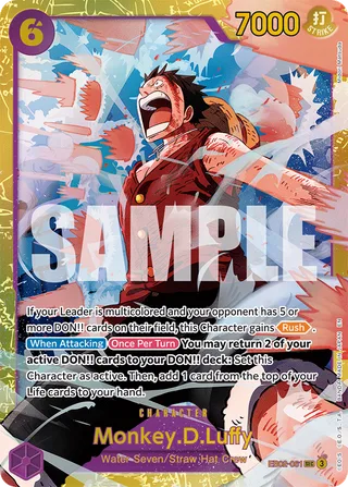 Monkey.D.Luffy #EB02-061 · Extra Booster: Anime 25th Collection One Piece card