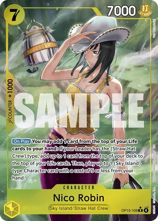 Nico Robin (CS26-27 Regionals Season 2 Top 16) #OP15-109-cs26-27-regionals-season-2-top-16 · One Piece Promotion Cards One Piece card